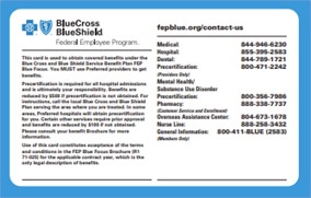 FEP Blue Focus back ID Card