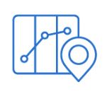 Icono de ventas de extremo a extremo