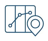 Icono de ventas de extremo a extremo