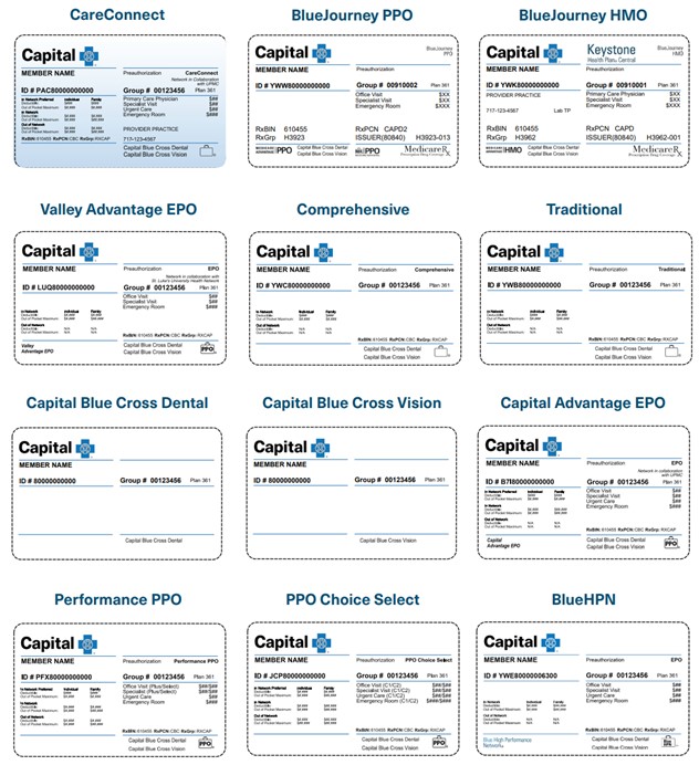 ID card sample array