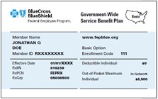 FEP Blue Basic front ID Card