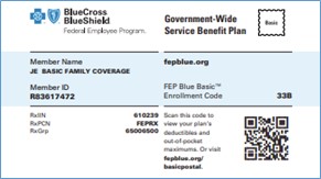 FEP Blue Basic front ID Card